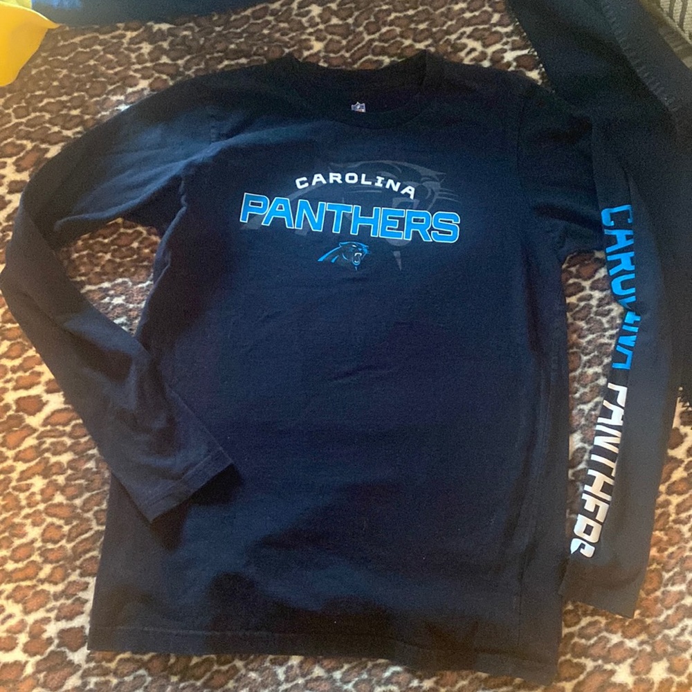 Carolina Panthers long sleeve tee for kids